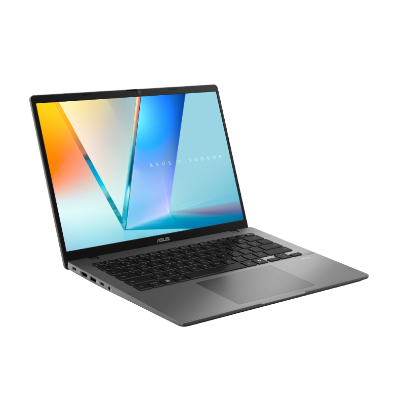 Màn OLED và cạnh cổng kết nối của ASUS Vivobook S14 S3407CA-SF913W