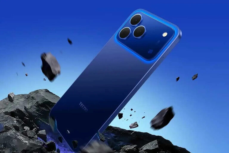 Thân máy TECNO Spark 50 màu xanh