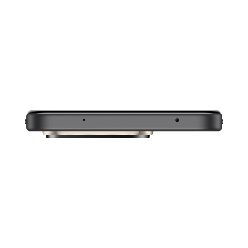 HONOR X7d màu đen nhìn từ cạnh trên