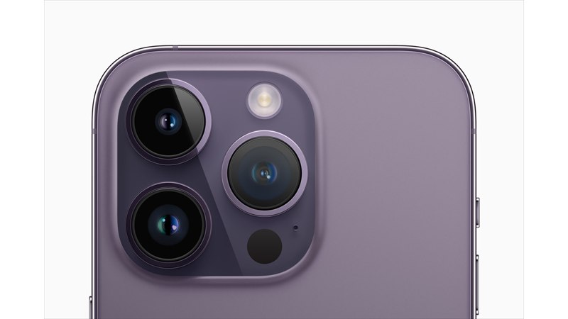 Cụm camera sau trên iPhone 14 Pro