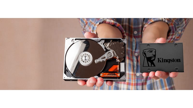 So sánh ổ cứng HDD và SSD Kingston