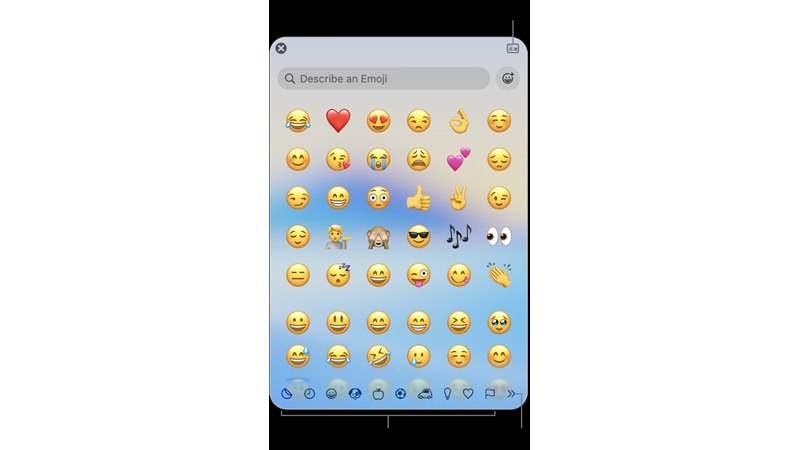 Bảng emoji Character Viewer trên Mac