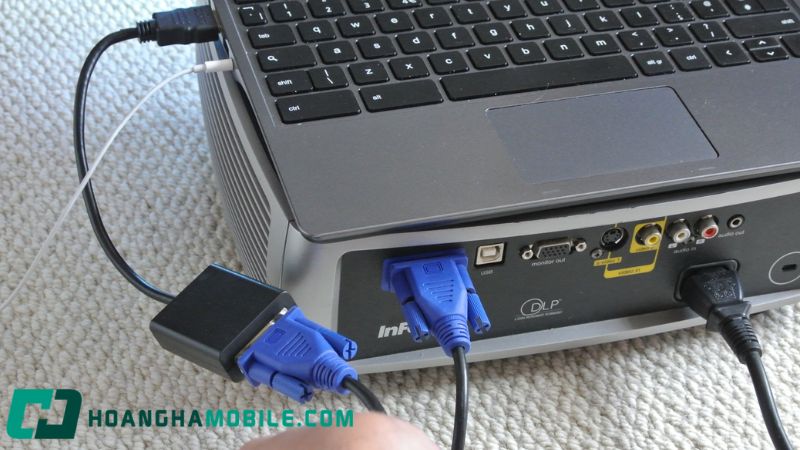 Kiem tra va cam lai day tin hieu HDMI DisplayPort o ca hai dau man hinh va thung may