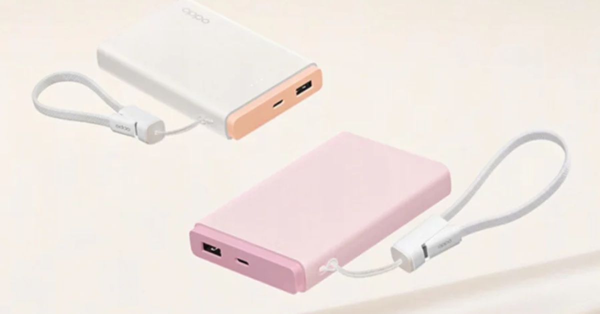 Oppo ra mắt pin dự phòng mỏng nhẹ