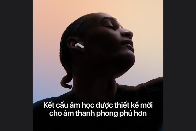 AirPods 5 kết cấu âm học mới cho âm thanh phong phú