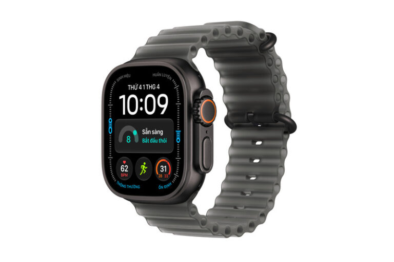 Apple Watch Ultra 4 titan đen dây Ocean Band