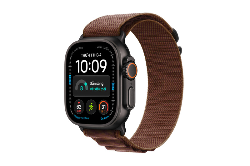 Apple Watch Ultra 4 dây Alpine Loop burgundy