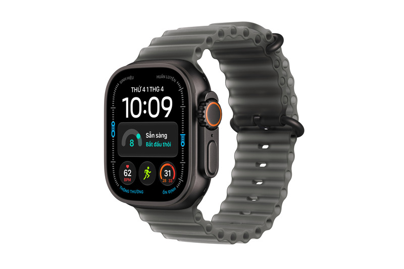 Apple Watch Ultra 4 titan đen dây Ocean Band