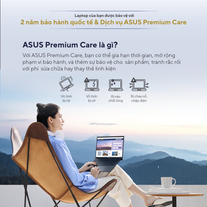 ASUS Premium Care là gì - dịch vụ hậu mãi mở rộng cho laptop ASUS