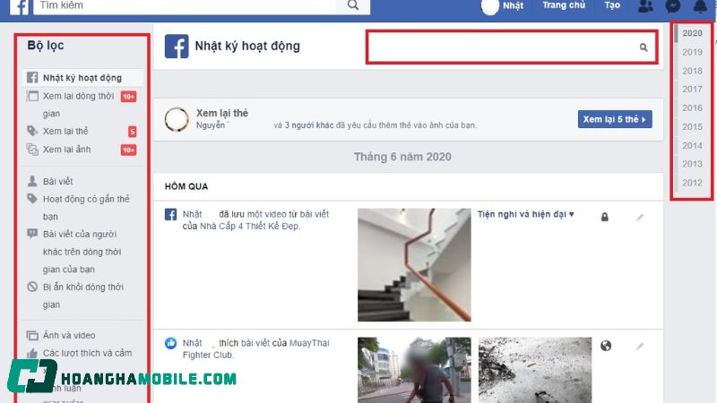 cách xóa tất cả bài viết trên Facebook bằng Quản lý hoạt động