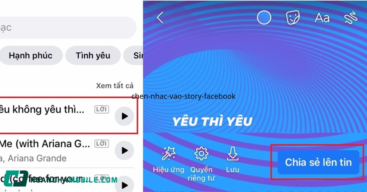 chen-nhac-vao-story-facebook
