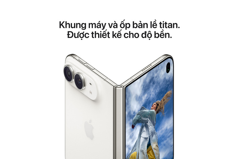 Camera iPhone Duo với cụm camera kép 48MP trên mặt lưng