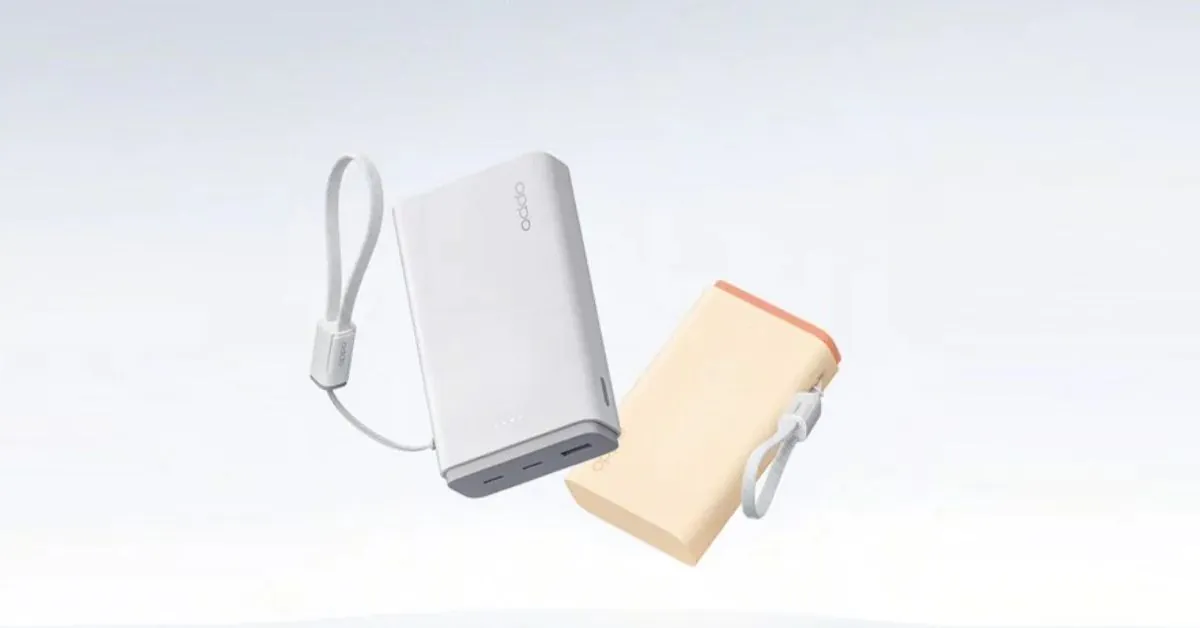Oppo ra mắt pin dự phòng mới công suất 80W và 67W với dung lượng lần lượt là 15.000mAh và 20.000mAh