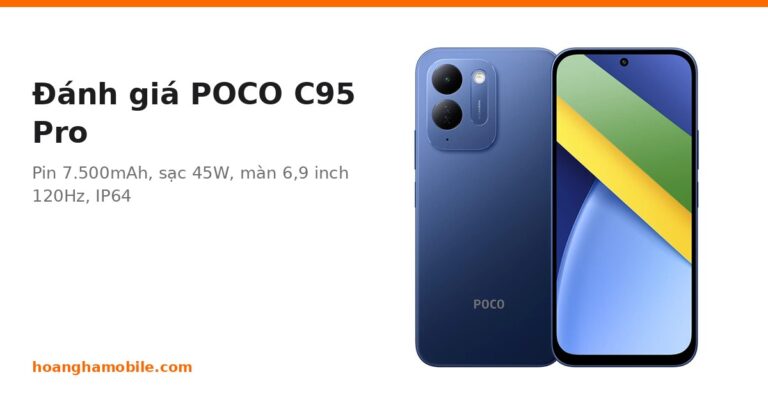 Đánh giá POCO C95 Pro