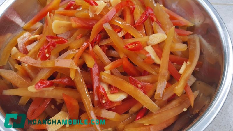 dưa mắm đu đủ giòn ngọt