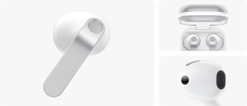 Tai nghe Galaxy Buds4 thiết kế mở màu Trắng