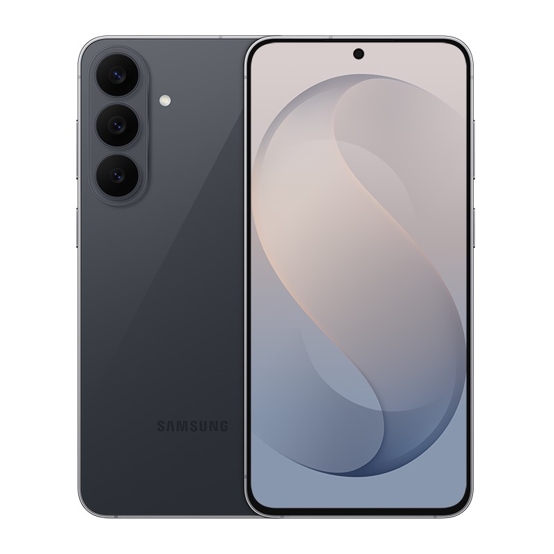Galaxy S26 FE màu Xám Graphite mặt lưng và mặt trước