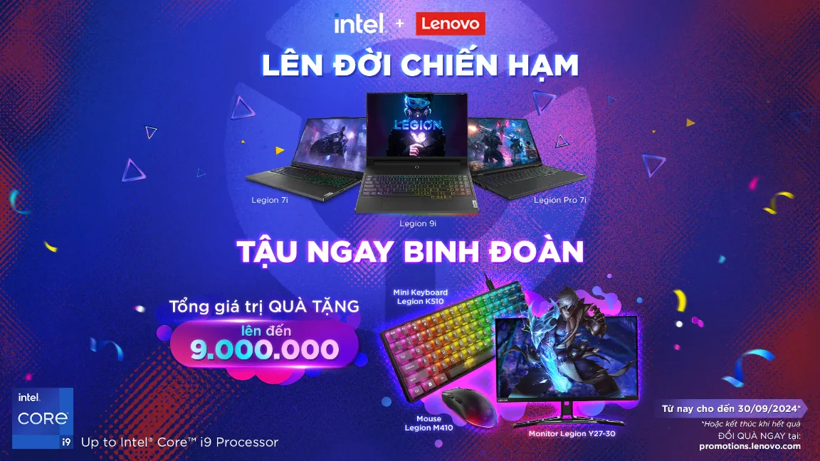 Lên đời Chiến hạm, Tậu ngay Binh Đoàn với Lenovo Legion Gaming