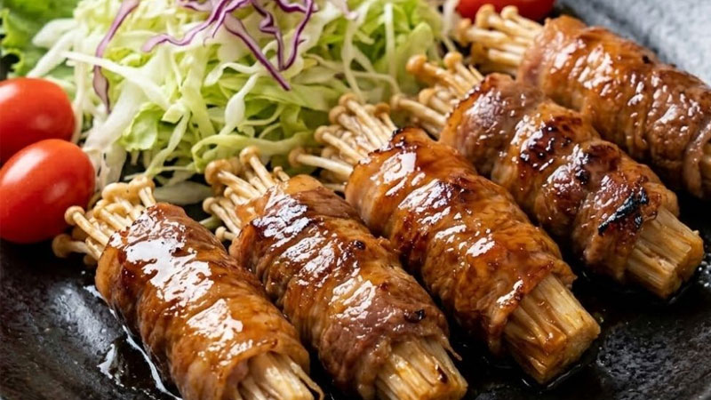 thit-bo-cuon-nam-kim-cham-noi-chien-khong-dau-5